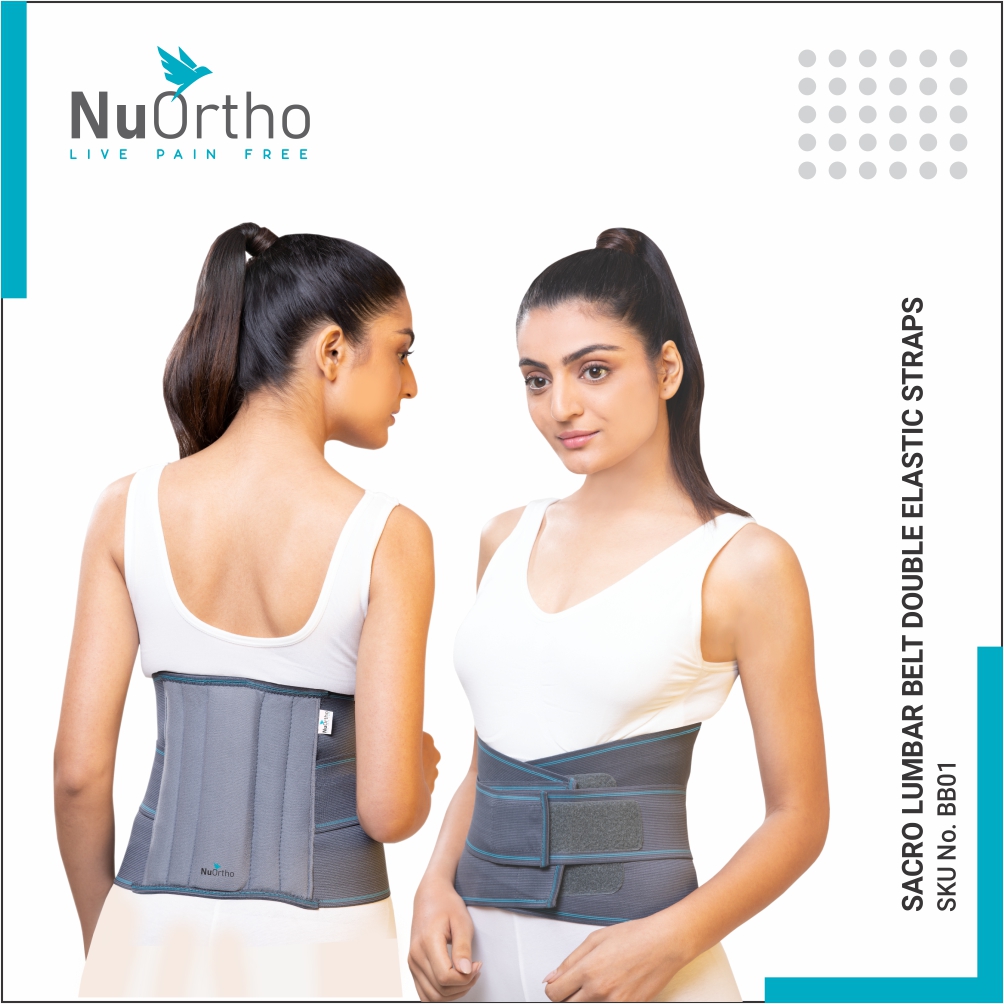 SKU:BB01 – Sacro Lumbar Belt Double Elastic Straps