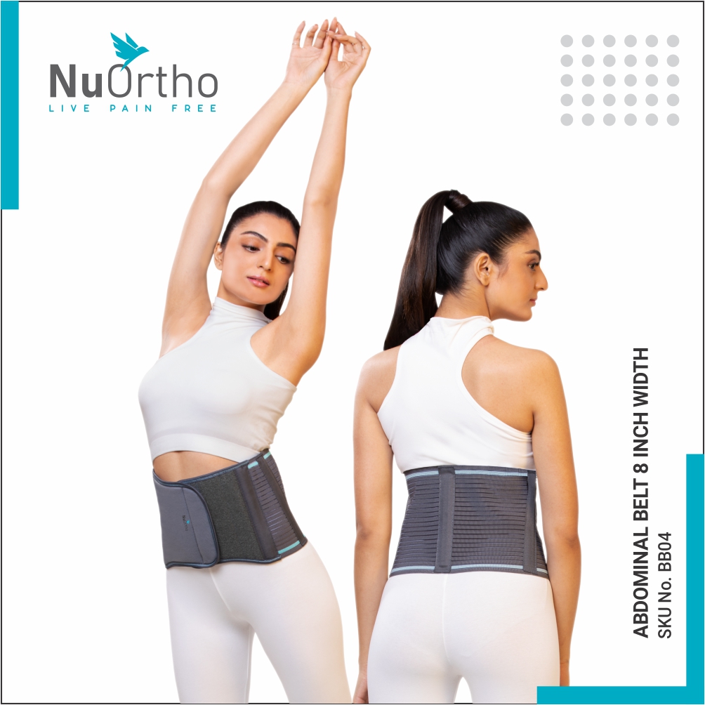 SKU:BB04 - Abdominal Belt 8 Inch Width - Image 2