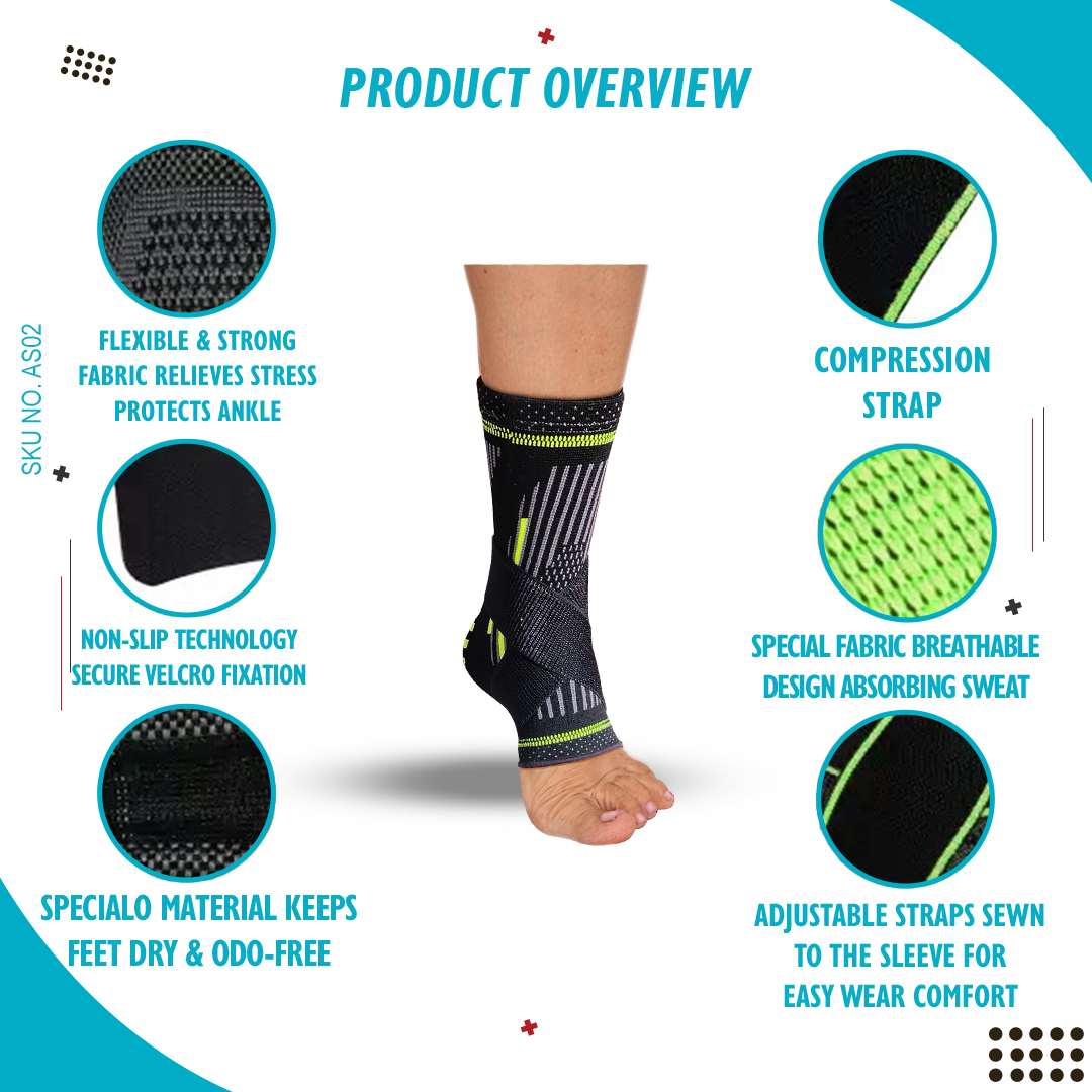SKU:AS02 - 3D Anklet With Strap - Image 4