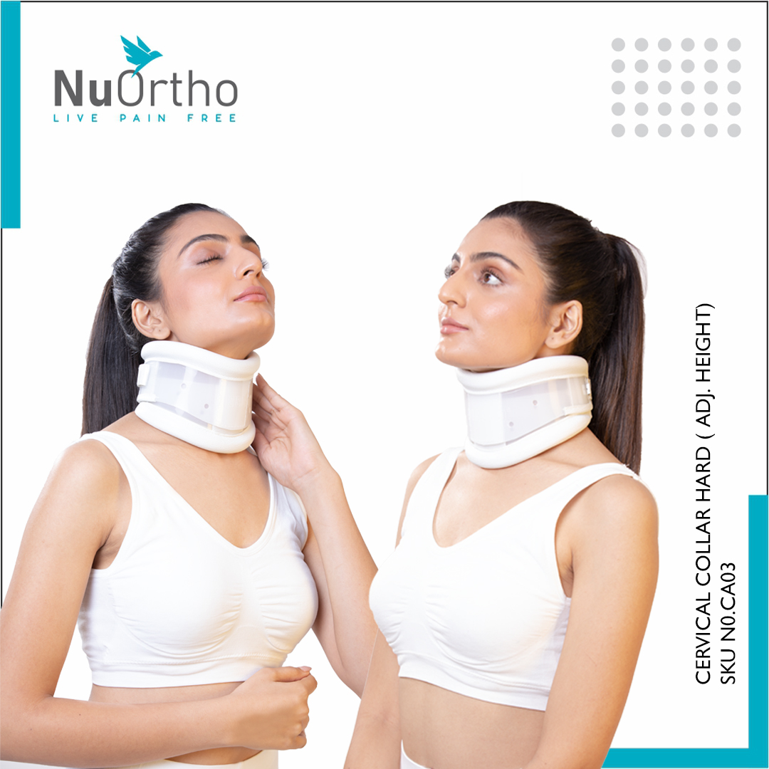 SKU:CA03 - Cervical Collar Hard (Adj. Height) - Image 2