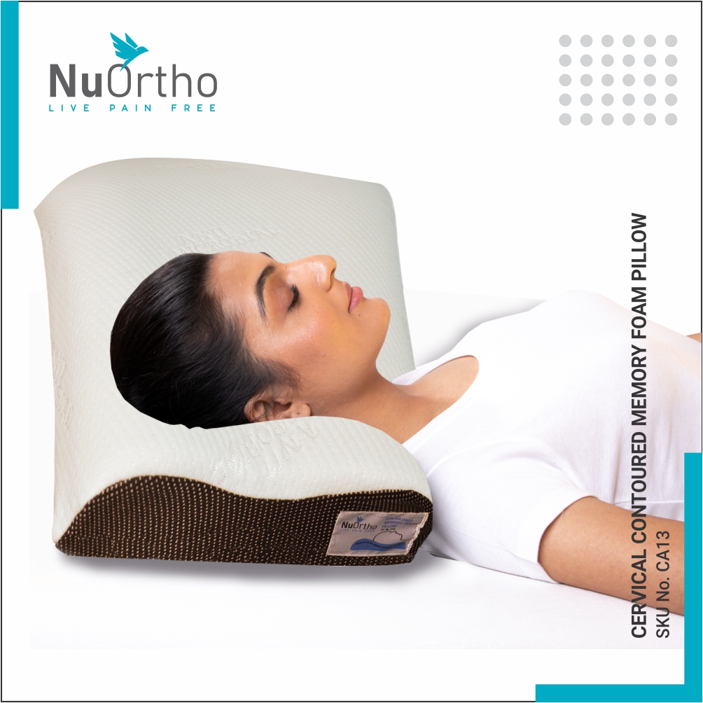SKU:CA13 – Cervical Contoured Memory Foam Pillow