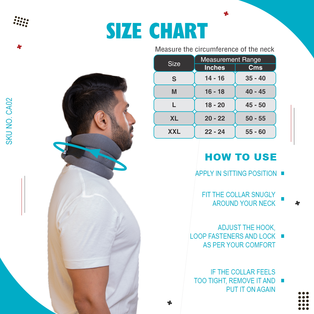 SKU:CA02 - Cervical Collar Regular - Image 6