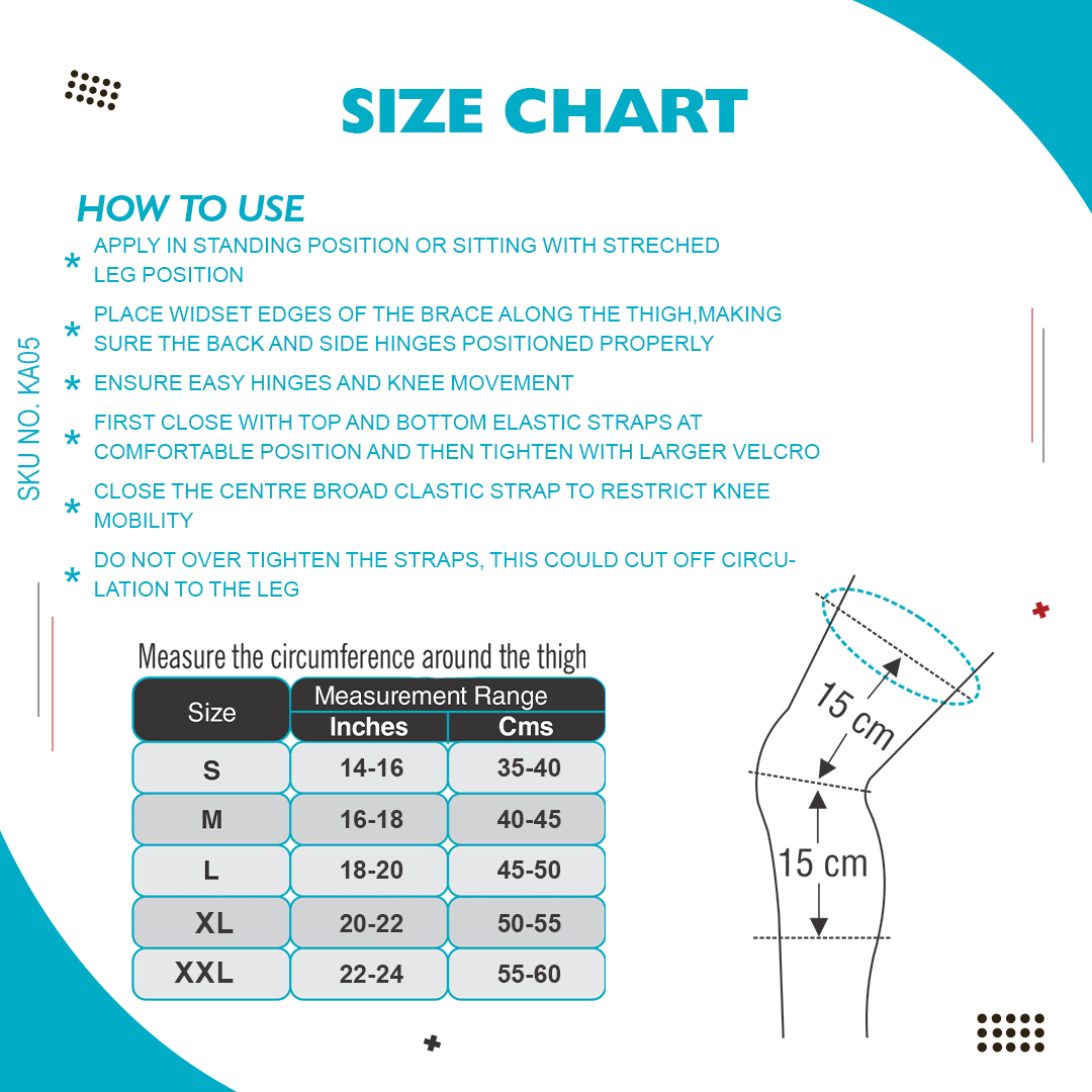 SKU:KA05 - Knee Brace Short Type - Image 6