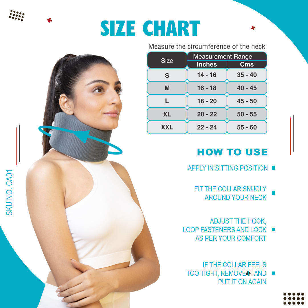 SKU:CA01 - Cervical Collar Soft - Image 4