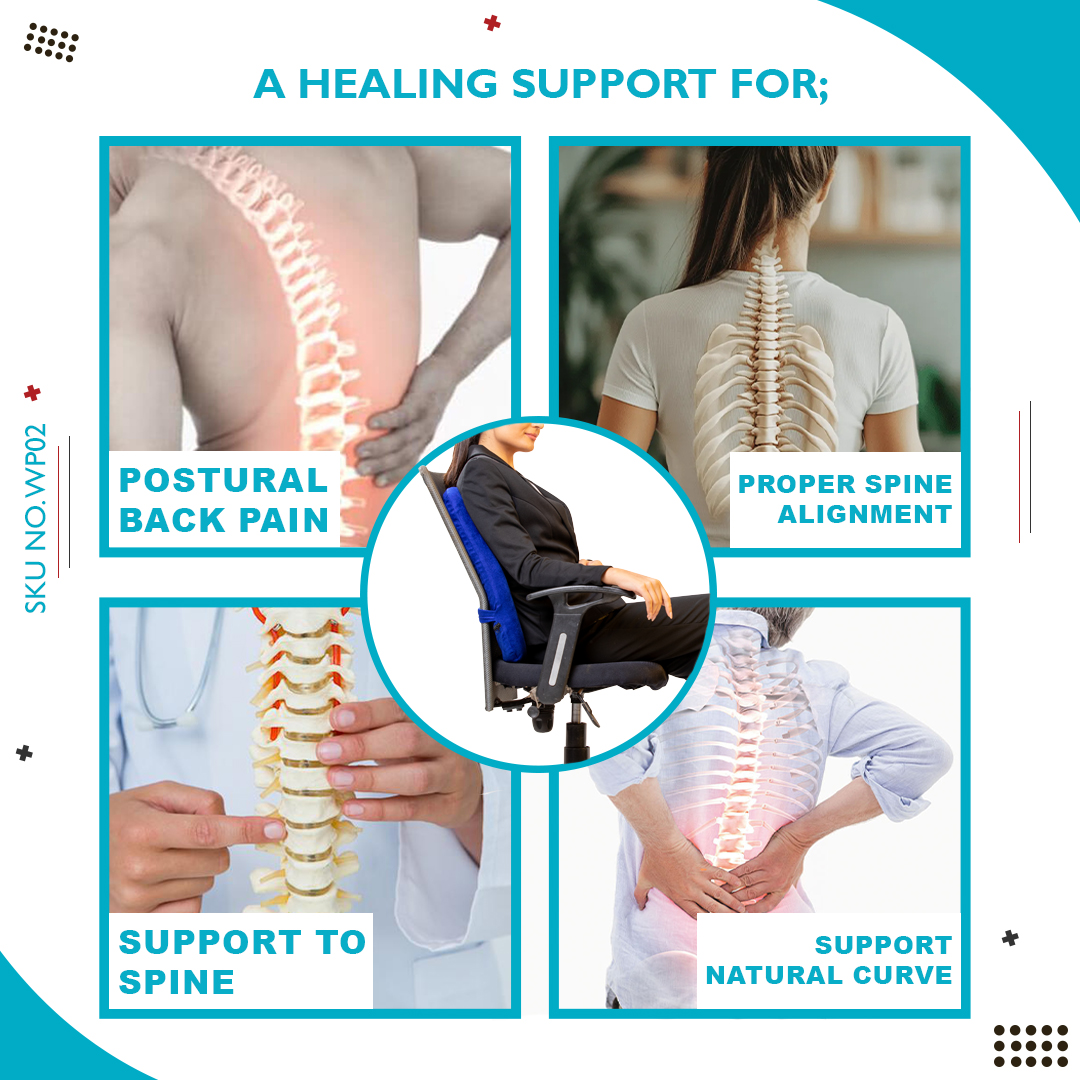 SKU:WP02 - Ortho Lumbar Back Support - Image 3