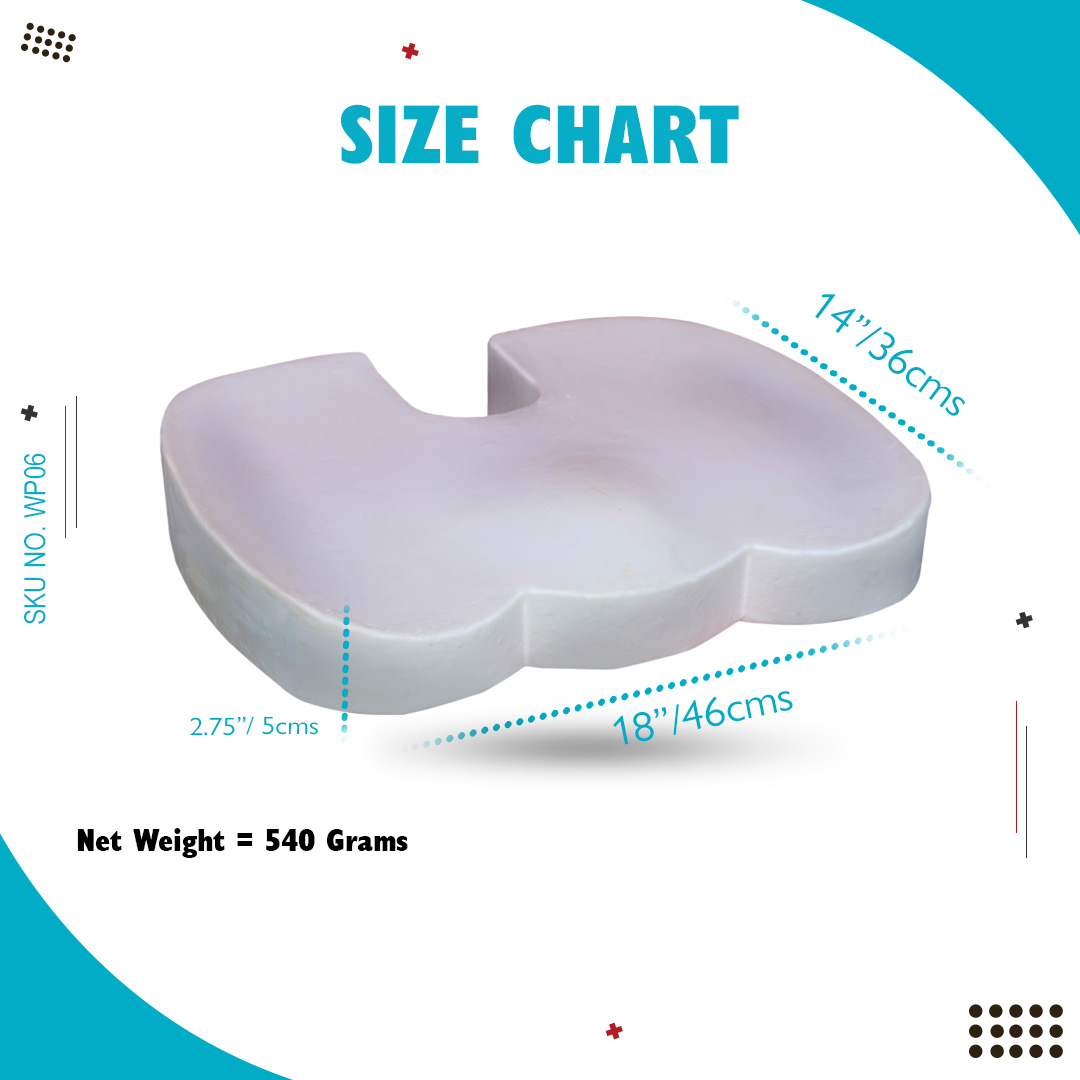 SKU:WP06 - Coccyx (Spine) Cushion For Tailbone - Image 6
