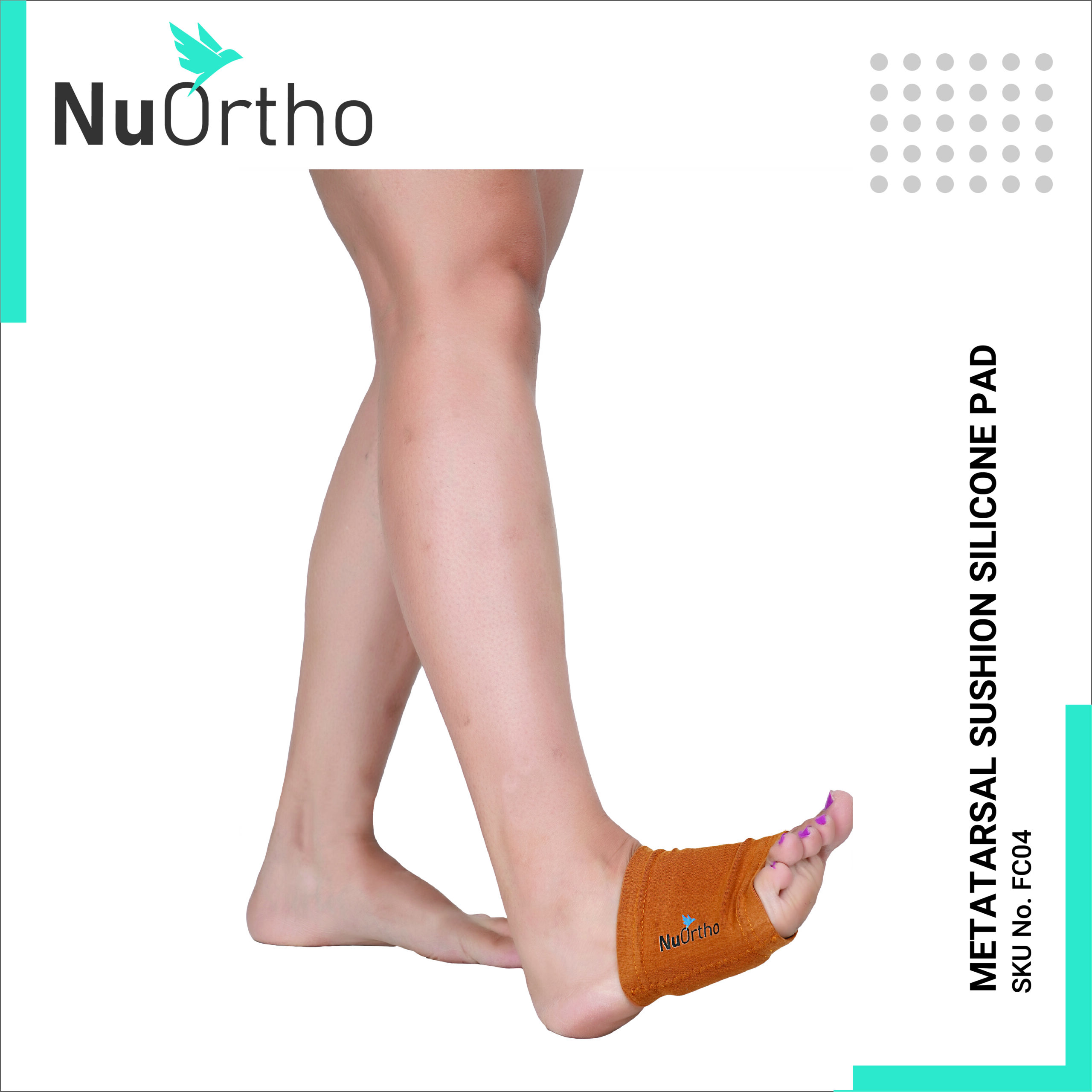 SKU:FC04 - Metatarsal Cushion Silicone Pad - Image 2