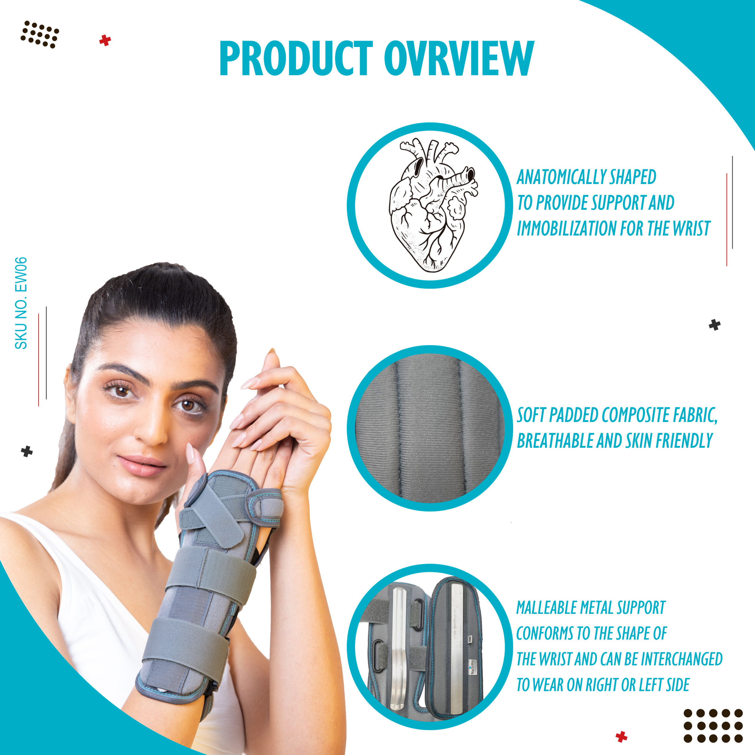 SKU:EW06 - Forearm Support (Long) - Image 4