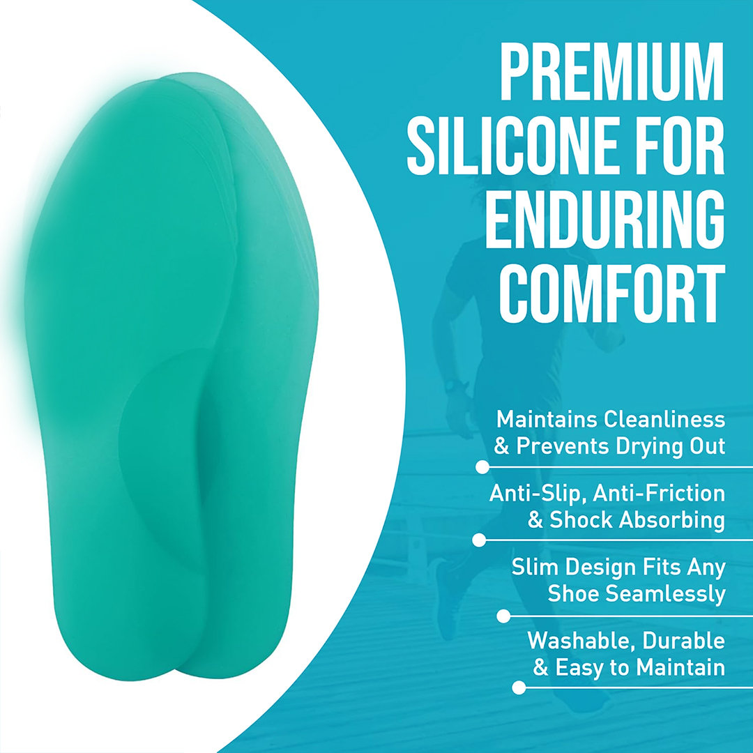 SKU:FC03 - Silicone Insole With Arch Support - Image 3