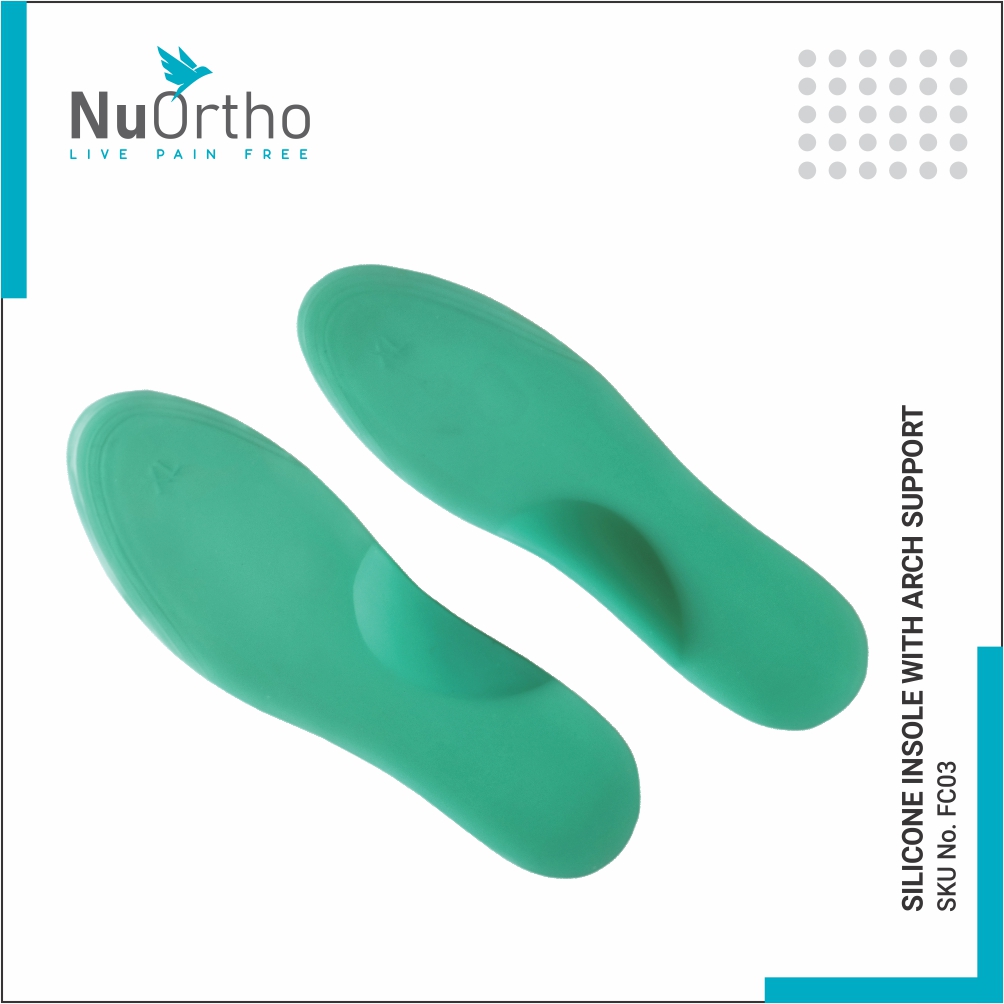 SKU:FC03 - Silicone Insole With Arch Support - Image 2