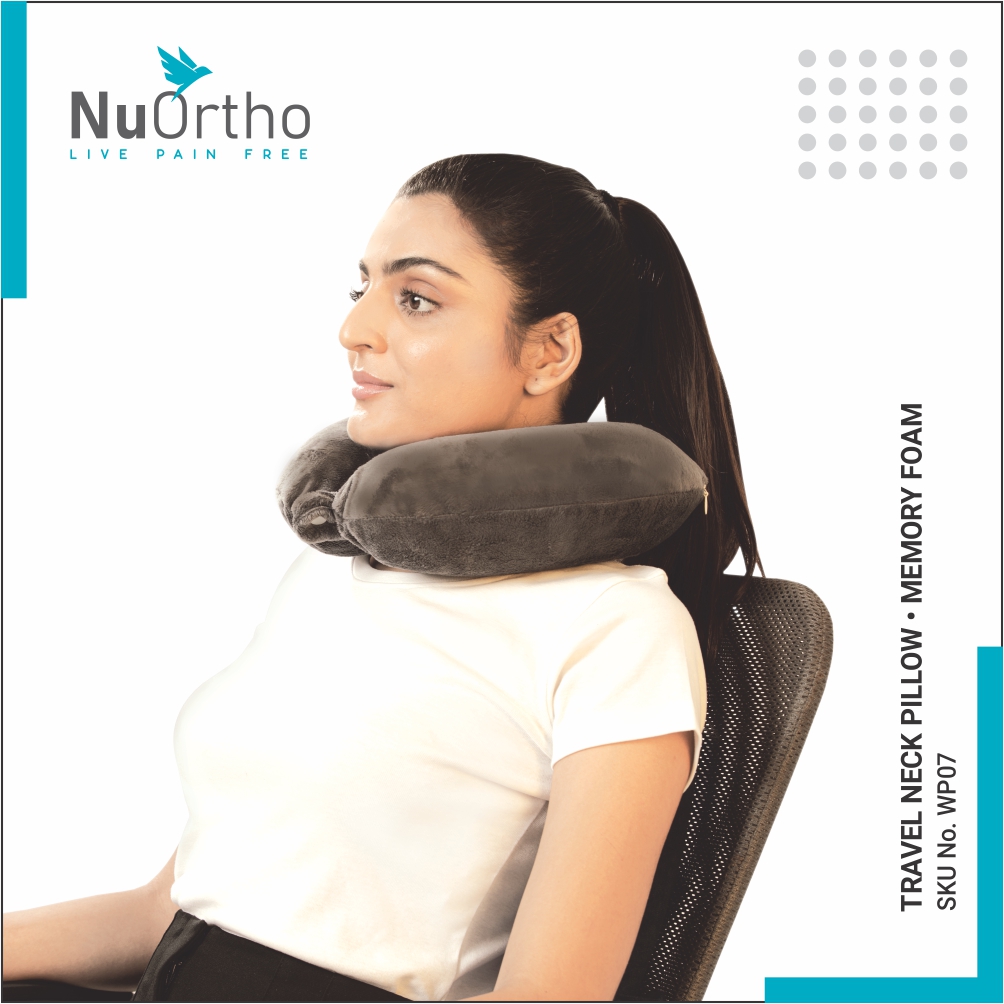 SKU:WP07 - Travel Neck Pillow - Memory Foam - Image 2