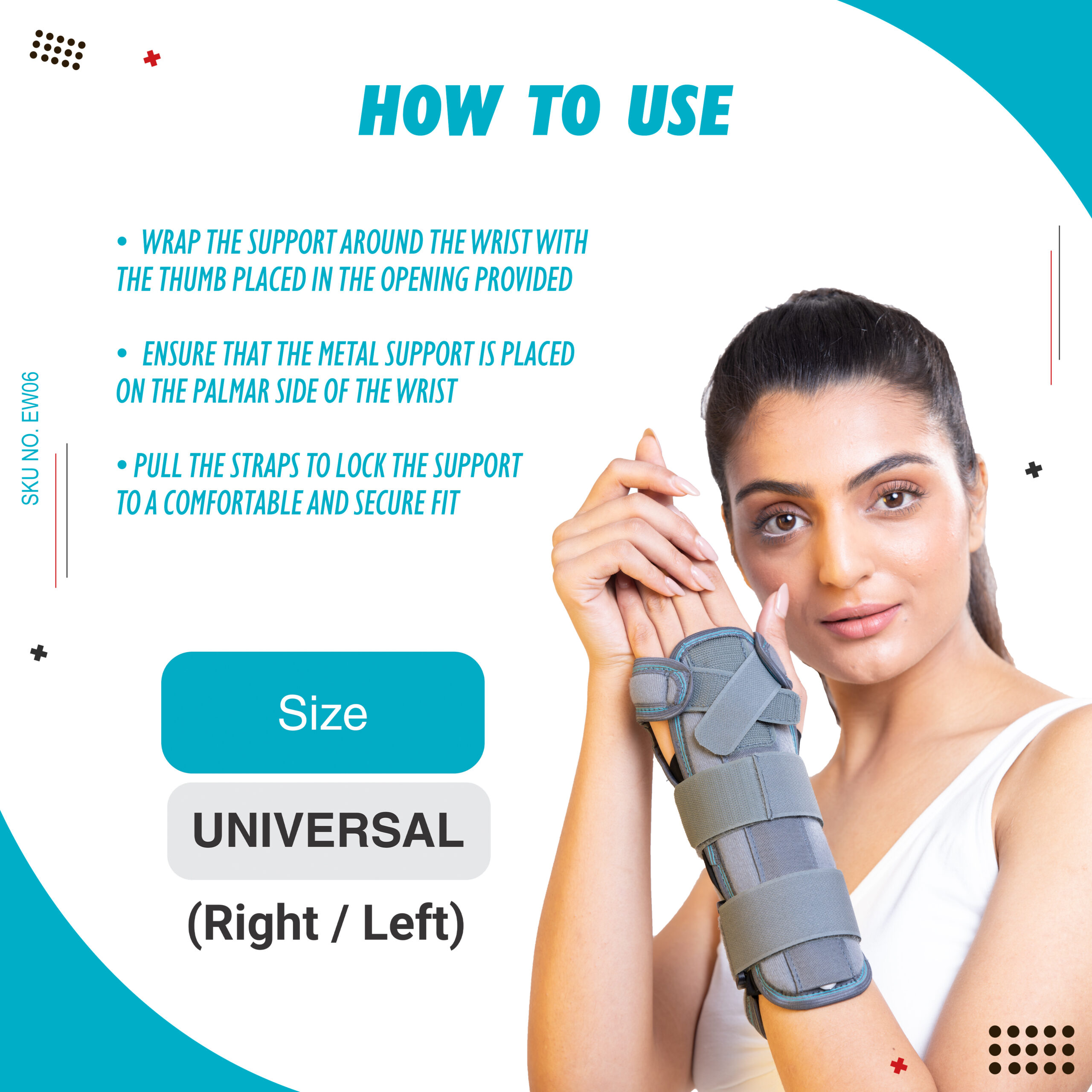 SKU:EW06 - Forearm Support (Long) - Image 5