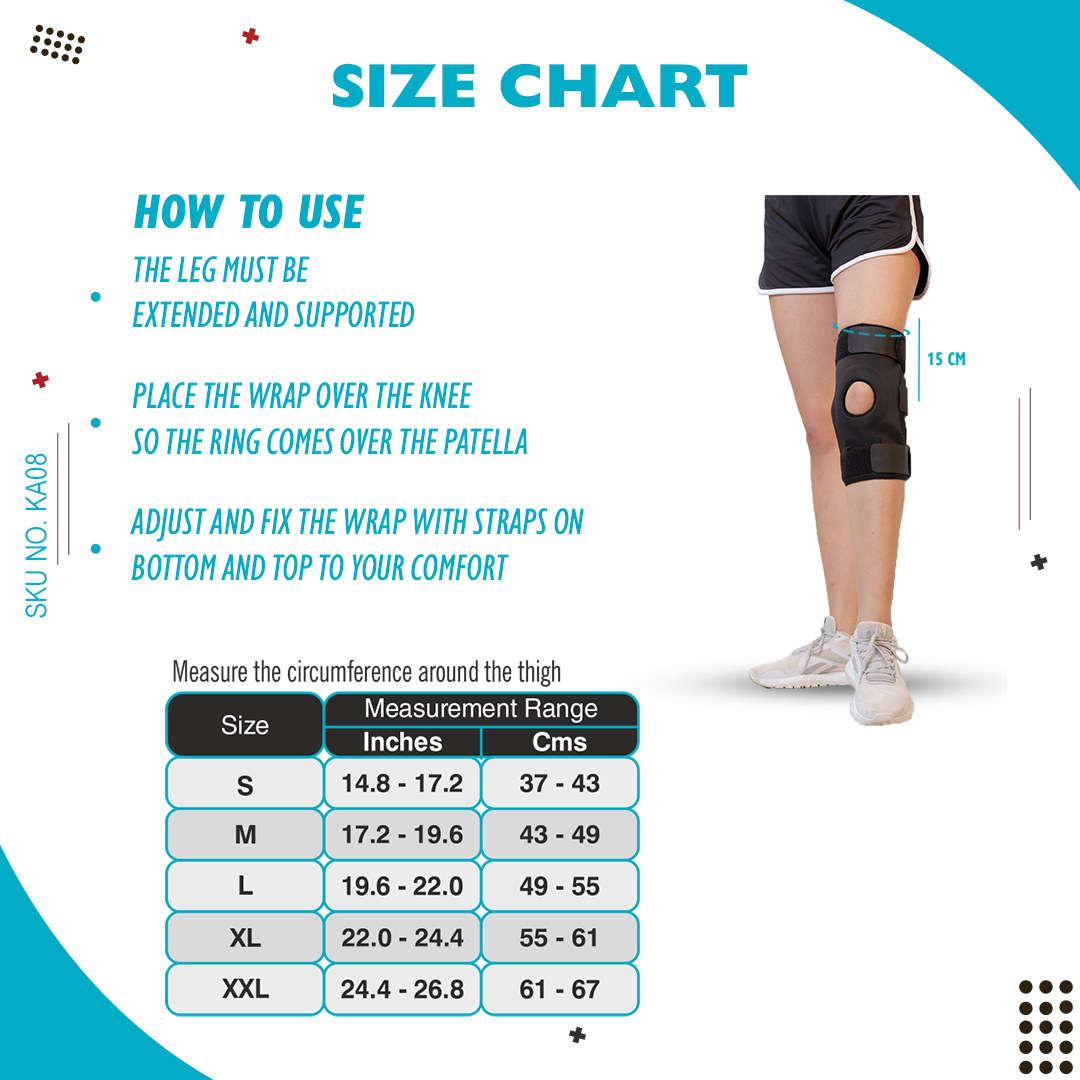 SKU:KA08 - Knee Wrap Hinged Open Pattela - Image 5