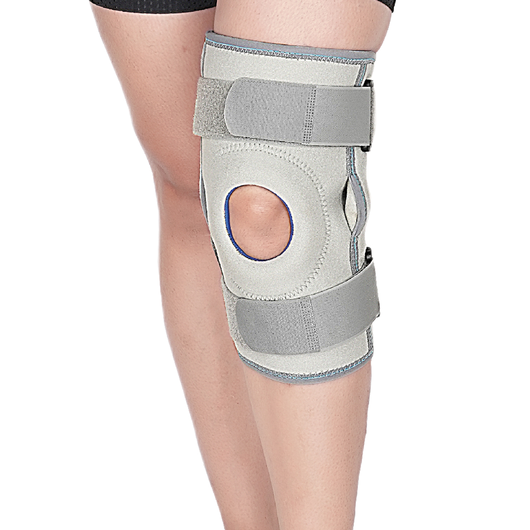 SKU:KA14 - Neoprene Hinge Knee Wrap Open Pattela